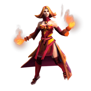 This is the Avatar Image for the Lina (Dota 2) AI Voice and Text to Speech Generator